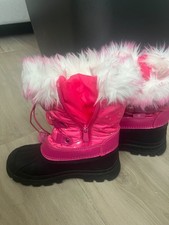 botas de nieve, niña, talla 32, rosa, puestos solo una vez Botas de niña price