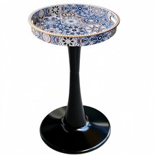 Mesa auxiliar redonda Simmer Stone Chic - 13" artística 13,6*13,4*4,72, bohemia Side Mesa price