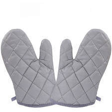 1 par de guantes de algodón resistentes al calor para microondas, horno y parrilla Cocina Glove price