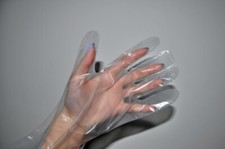 Guantes desechables de polietileno de grado alimenticio - grandes transparentes - paquete de 100 Cocina Glove price