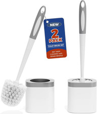 Cepillo inodoro 2 pack con soporte accesorios bano limpieza taza inodoro blanco Inodoro Cepillo price