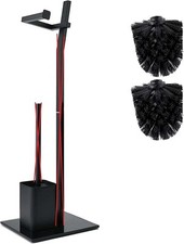 Soporte de cepillo de inodoro Smartpeas negro B-WARE Inodoro Cepillo price