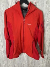 Chaqueta Marmot Gore Windstopper Grande Para Mujer Roja Polar Cremallera Completa Bolsillos con Cremallera Windstopper y Fleece price