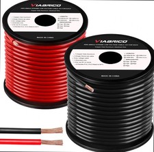 Cable Alimentación 8 AWG Rojo/Negro 10m - Kit de cableado de alimentación a tierra de audio para automóvil 60 pies Alimentación Set price
