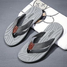 Chanclas De Verano Para Hombre Sandalias De Playa Exterior Cómodas Moda De Hombre De Exterior Sandals price