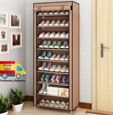 ARMARIO ZAPATERO CUBIERTA DE TELA ORGANIZADOR HASTA 27 PARES 160cm ALTURA Armario price