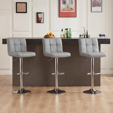 Taburetes De Bar Bancos Para Barra De Cocina Sillas Gris Taburetes De Bar Juego de 4 NUEVO Bar Taburete price