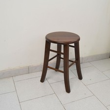 Sgabello okAffareFatto En Madera Nogal Oscuro Altura 47 Cm Bar Pub Bar Taburete price
