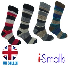 Calcetines a rayas con aislamiento térmico para hombre esquí al aire libre senderismo Tog 2,3 talla 6-11 Calcetines (de Exterior) price