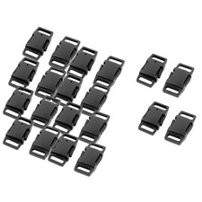 Bolso de plástico Correa de doble Hebilla de liberación Cierra Negro 20pcs Cinturón Bolso de hombre price
