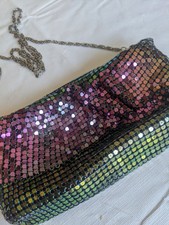 Cartera de noche de malla metálica brillante multicolor 8 "longitud 4" altura metálica Evening Bolso price