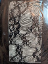 Black Vintage Patterns PantyHose 100% Nylon Made In The Late 90's Pantyhose price