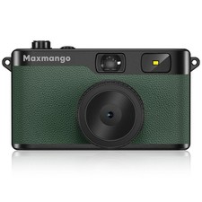 Cámara digital Maxmango D53 sin pantalla, 12 MP apuntar y disparar verde Digital Cámaras price
