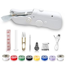 Mini máquina de coser eléctrica de mano para manualidades, viajes a casa Sewing Máquina price