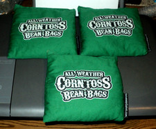 3 BOLSAS DE FRIJOLES Accesorios para juegos de lanzamiento: TOTALMENTE NUEVAS: 6" x 6": las bolsas son de 15 oz. Cada Bean Bolso Silla price
