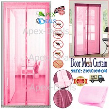Cortina protectora de malla mágica rosa magnética para mosquitos insectos mosquitos moscas Mosquitera Red para bebé price