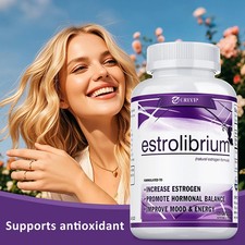 Estrolibrium 120 piezas, equilibrio hormonal, alivia cambios de humor, sofocos Flashes price