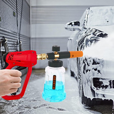 Pistola Rociadora Lavadora Alta Presión Lanza Espuma Nieve Auto Coche 7 boquilla Limpieza Productos price