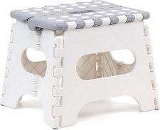 Taburete Inodoro Plegable Antideslizante Baño WC Adultos Niños Portátil Blanco Oficina Taburete price