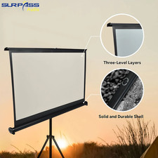 40 Inch Pull Up Projector Screen Tabletop Screen HD 16:9 Projector Foldable Stan Projector Pantalla price