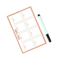 Planificador semanal de borrado en seco calendario de pizarra blanca para adhesivo de horarios en el hogar Whiteboard price