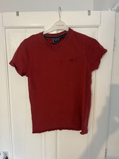 Camiseta roja de Superdry para hombre talla M del Reino Unido Camiseta de hombre price