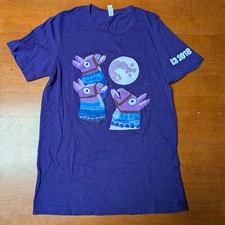 Camiseta Fortnite Adulto Talla Pequeña E3 2018 Exclusiva Llamas Howling Epic Games Camiseta de hombre price