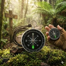 Brújula de bolsillo portátil al aire libre senderismo camping supervivencia herramienta de navegación Compass price