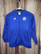 Chaqueta de Pista Adidas Juvenil Pequeña 9-10 Cremallera Completa Racing Club de Estrasburgo Parche Jacket de niño price