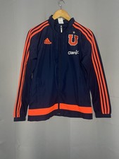 Adidas Universidad de Chile La U Chaqueta de Pista Juvenil 13-14Y Azul Marino Rojo Cremallera Completa Jacket de niño price