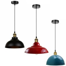 Lámpara colgante industrial de metal con pantalla de luz de techo retro Reino Unido Habitación de bebé techo lámpara price