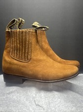 Charreria Botines Medio Tobillo Western Cuero Botín Charro Bota Niño 16 Unisex Infantil Botas price
