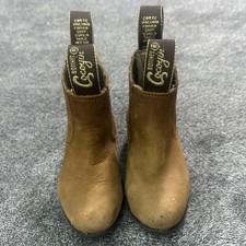 Botines Cocoyin Medio Tobillo Western Cuero Botín Charro Bota Niño 14 Unisex Infantil Botas price