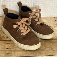 Zapatos informales Toms para niños talla 2 jóvenes de caña alta para niños niñas BOTAS de lona marrón Z Unisex Infantil Botas price