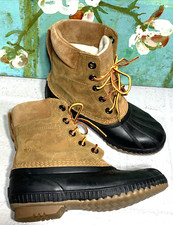 Sorel Cheyanne II Impermeable Pato Botas Cuero Invierno Nieve Juventud 5 Wns 6.5 Unisex Infantil Botas price