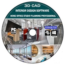 3D CAD Home Office Estudio Interior Diseño Profesional Planificación del Lugar de Negocios + Oficina Software price
