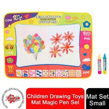 Tapete de dibujo Aqua Doodle pequeño para pintura al agua sin desorden tablero mágico para niños con 2 bolígrafos Drawing Colchoneta price