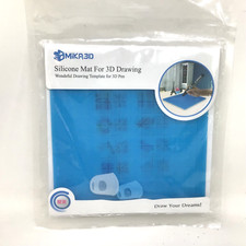 Alfombrilla de silicona MiKA3D y tapas para dedos para dibujo 3D 7" nuevo azul Drawing Colchoneta price