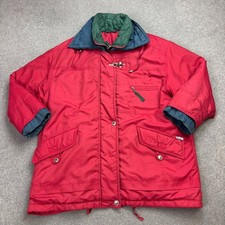Puffer Jacket Mujer X Grande Rojo Esquí Aislado Retro Y2K 90s Exterior Abrigo... De Exterior Abrigo price