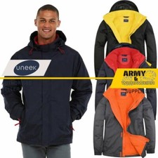 Hombres Exterior Chaqueta Uneek Impermeable Trabajo Ropa Abrigo Informal Super De Exterior Abrigo price