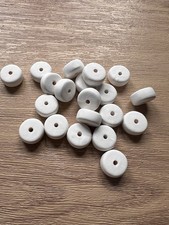 Pack 20 Cuentas Redondas Hueso Picapiedra Cerámica Bisque Joyería Esmalte Pintura Ref234 Bead Pintura price