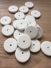 Pack 20 Cuentas Planas Redondas Cerámica Bisque Joyería Esmalte Pintura 233 Bead Pintura price