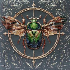 Escarabajo La Alquimia de la Naturaleza Kit de Bordado de Cuentas Hágalo Usted Mismo Cuentas Decoración del Hogar Arte de Pared Bead Pintura price