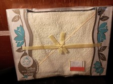 Manta de Baño Turknit Con Capucha Nuevo de Lote Antiguo Amarillo Bebé Set de Regalo Nuevo en Paquete Caja Original De Colección Albornoz para bebé price