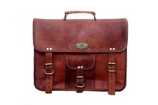 Bolsa Bandolera Vintage De Cuero Para Portátil Tipo Briefcase Marrón Briefcase de hombre price