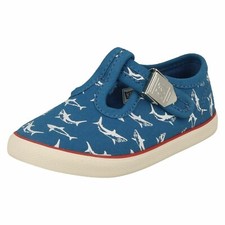 Zapatos De Lona T-Bar Surf Shark Detallados Para Niños Start-Rite Casual Zapatos de niño price