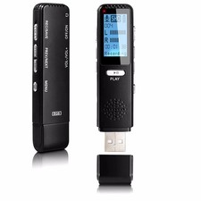 Grabadoras de Voz Digitales, Grabadora de Voz Profesional de 8 GB con Reproductor de MP3 USB Recorder price