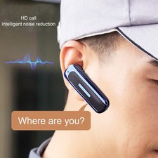 Negro Azul Inalámbrico Auriculares Intrauditivos Oreja Única Colgante Negocios E OU Auriculares price