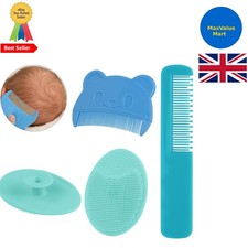 Juego de 3 piezas de cepillo y peine para cabello de bebé - aseo suave para recién nacidos y niños pequeños Pelo Cepillo- Peine para bebé price