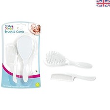 Juego de aseo de cabello de bebé blanco - Cepillo suave y peine suave para nuevos padres Pelo Cepillo- Peine para bebé price